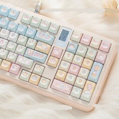 Wireless Customized Cute Cartoon Mechanical Keyboard childrensterritory