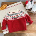 Boys' Long-Sleeved Knitted Winter Sweater childrensterritory