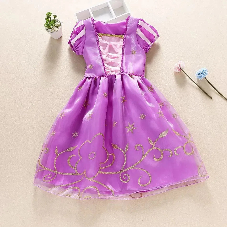Kids Girls Disney Princess Dresses for Halloween Christmas