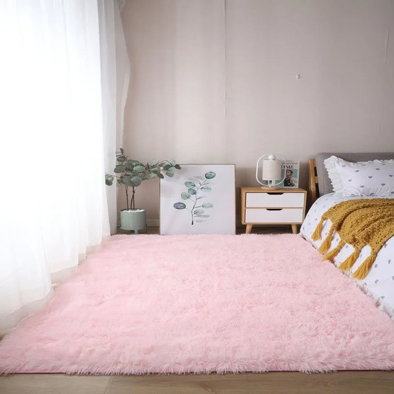 Nordic Style Soft Plush Large Living Room&