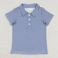 Kids Stylish Printed Boys Short Sleeves Polo T-Shirts for Summer childrensterritory