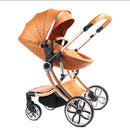 2 in 1 Folding Luxury High Landscape Baby Pram childrensterritory