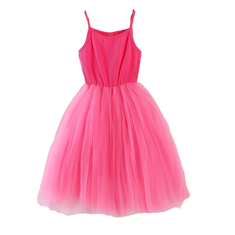 Sleeveless Puffy Cotton Tutu Dress For Baby Girls childrensterritory