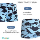 6 Pcs Little Boys' Soft Cartoon Animal Print Cotton Briefs childrensterritory