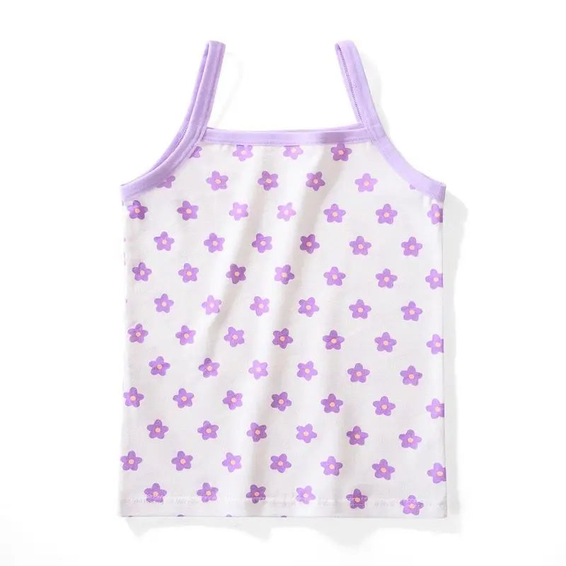 3Pc/Lot Little Girls Cartoon Design Cotton Tops childrensterritory