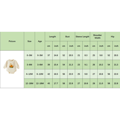 Infant Girl Long Sleeve Halloween Themed Bodysuit