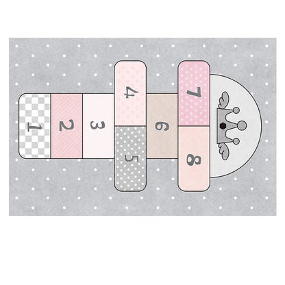 Cartoon Design Learning Kids Room Carpet for Crawling Jumping childrensterritory