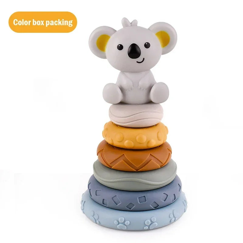 Baby Early Learning Silicone Building Blocks Montessori Toys