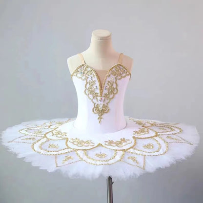 Professional Ballet Tutu Dress with Embroidery for Women and Girls childrensterritory