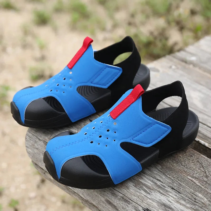 Candy-colored Hollow-out Fashion Sandals for Kids