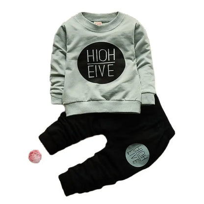 Baby Girls Cute Cartoon Print Sweatshirts + Pants Tracksuit Sets childrensterritory