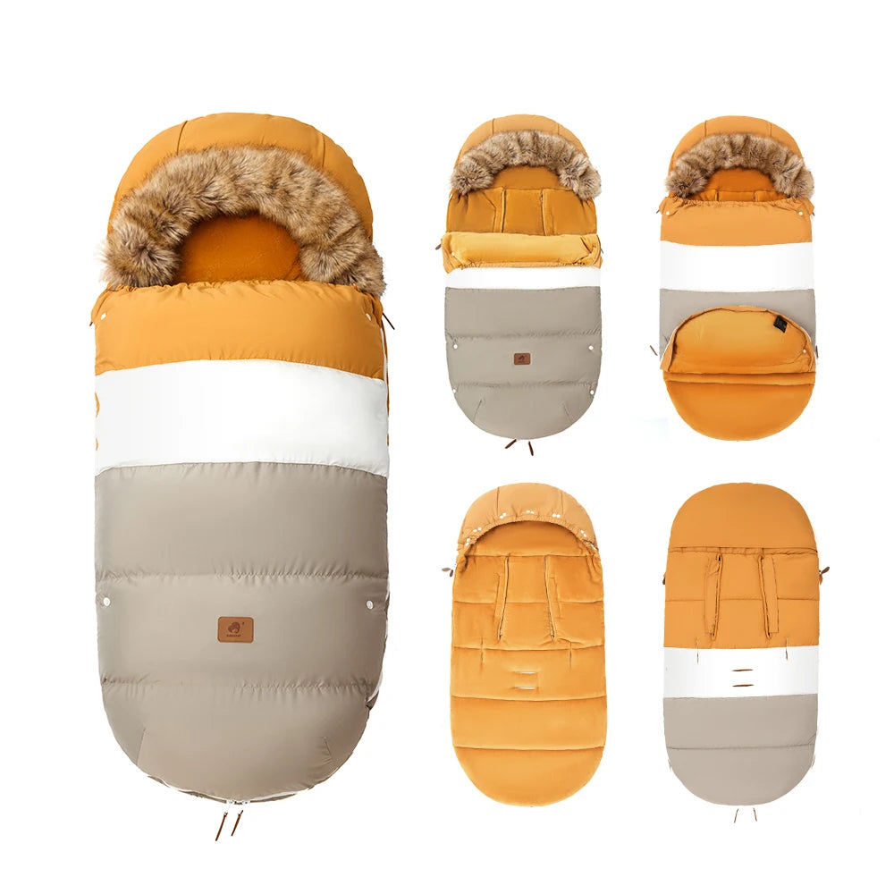 Windproof Warm Winter Baby Stroller Footmuff