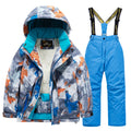 Thick Waterproof Printed Warm Snow Suits for Kids childrensterritory