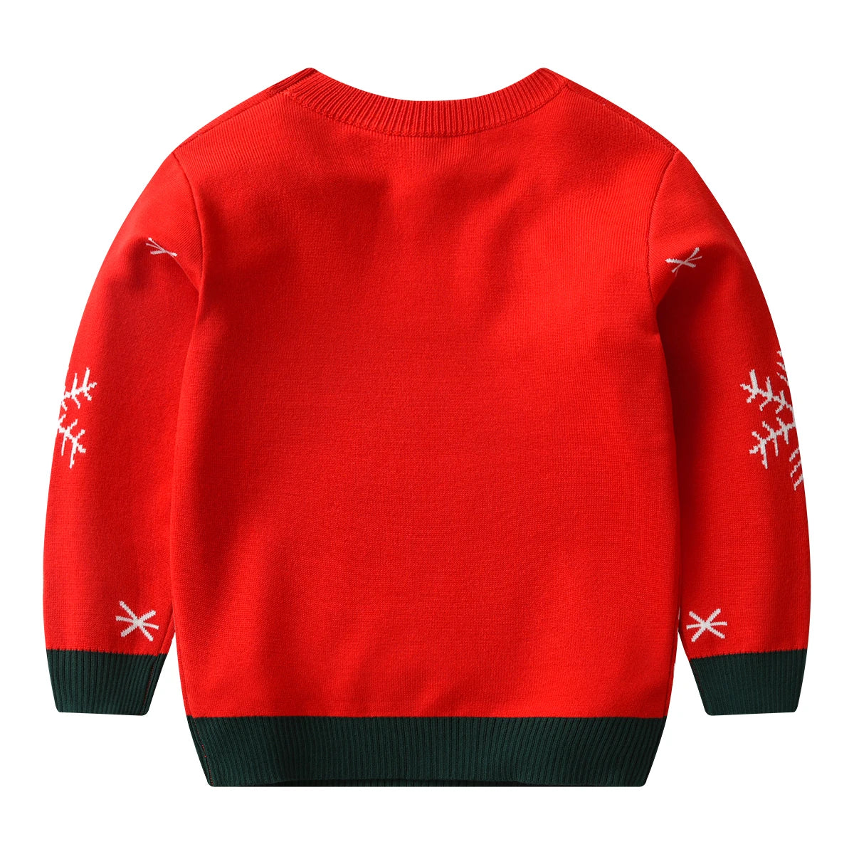 Kids’ Warm Long-Sleeve Sweater with Christmas Print childrensterritory