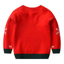 Kids’ Warm Long-Sleeve Sweater with Christmas Print childrensterritory