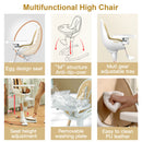 Adjustable and Multifunctional High Chair With Removable Tray childrensterritory