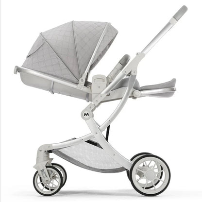 Elevated Baby Stroller with Lightweight Eggshell Design childrensterritory