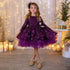 Elegant Fluffy Glitter Bowtie Birthday Wedding Dresses for Girls childrensterritory