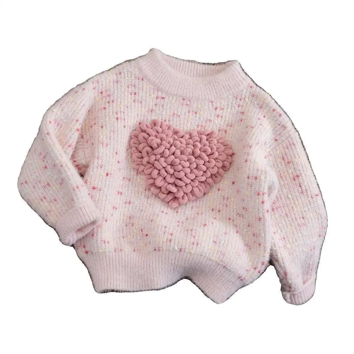 Warm Love Knitting Little Girls Sweater childrensterritory