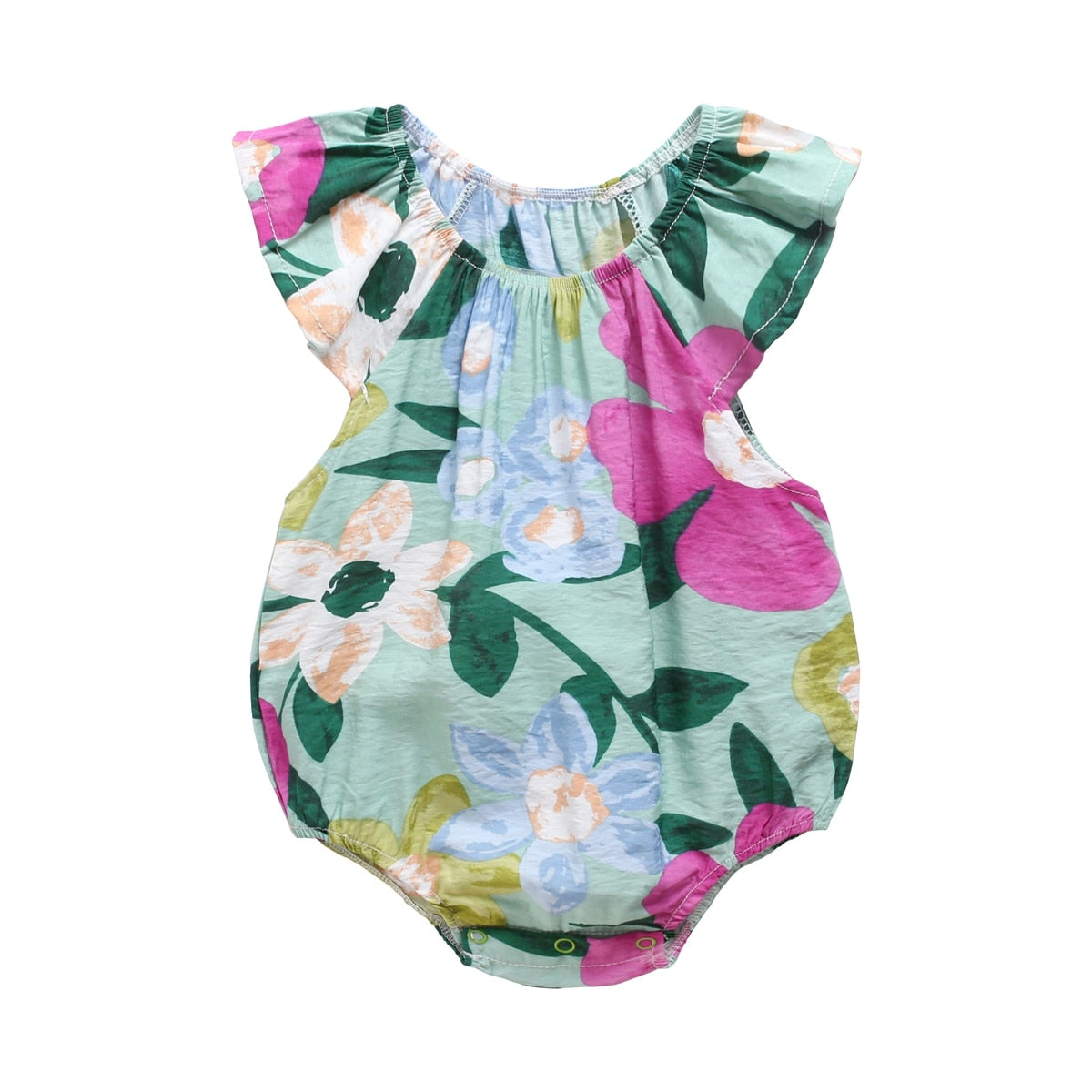 Baby Girl Printed Princess Bodysuits for Summer childrensterritory