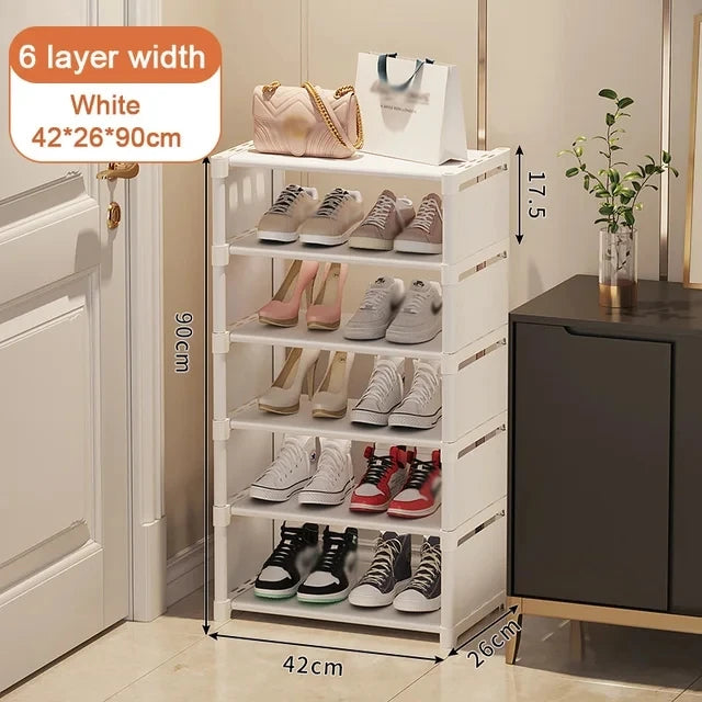 5 to 7-Layer Space-Saving Shoe Cabinet Shoe Organizer childrensterritory