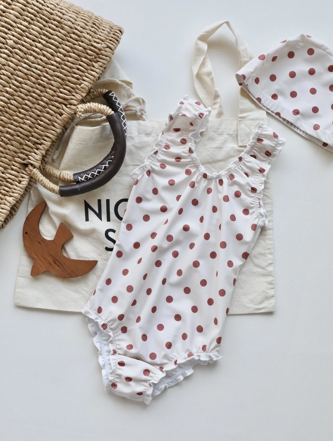 Baby Girl Stripe / Solid Color / Print Pattern Swimwear