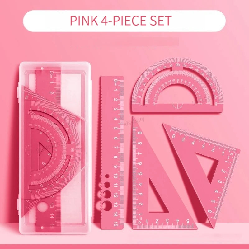 4 In 1 Aluminum Alloy Multifunctional Stationery Set childrensterritory