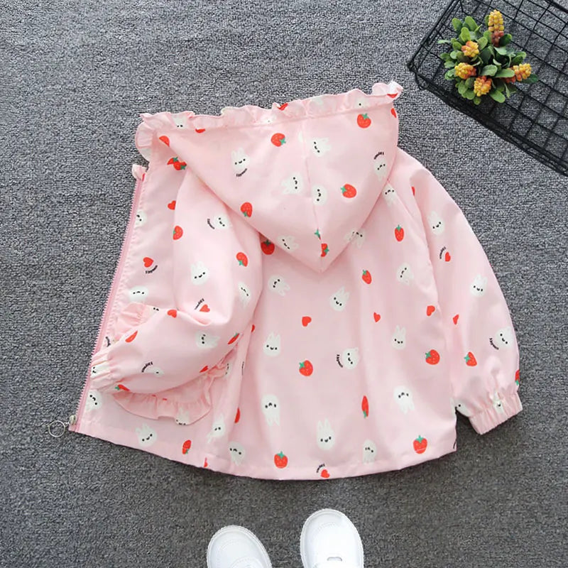 Two in One Printed Adorable Jackets for Kids Girls childrensterritory