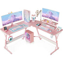 Gamer Desk with Headphone Hook, Cup Holder, and Monitor Stand childrensterritory