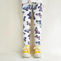 Kids Girl Floral Print Slim Fit Leggings/Trousers childrensterritory