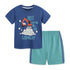 Kids Boys Cartoon Plane Design Summer Clothing Sets childrensterritory