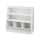 Kids Bin Organizer and Double-Shelf Bookcase childrensterritory
