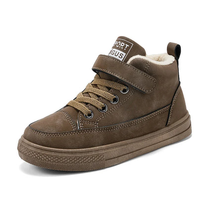 Kids Warm Soft Flat Casual Sports Sneakers
