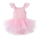 Tulle Puffy Tiered Long Tail Flower Girl Dresses For Wedding Party