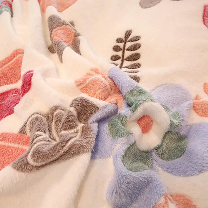 Flannel Fleece 1pc Winter Warm Duvet Cover for Kids Bed