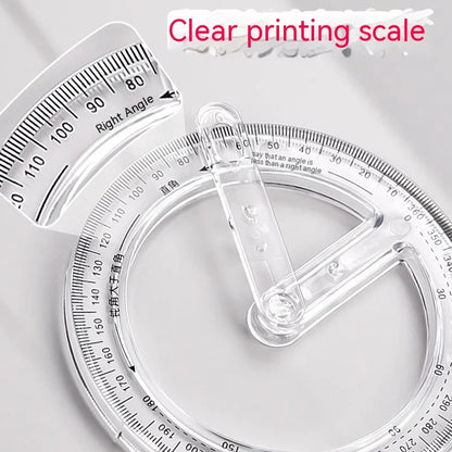 Multifunctional Rotatable Spirograph Ruler Stationery Set childrensterritory