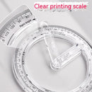 Multifunctional Rotatable Spirograph Ruler Stationery Set childrensterritory