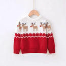 Soft Wool Cartoon Design Christmas Knit Sweatshirts for Kids childrensterritory
