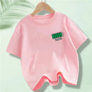 Kids 100% Full Battery Design T-shirts for Summer childrensterritory