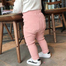 Infant Girls Cotton Tight Outdoor Leggings childrensterritory