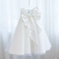 Lavender Scoop Neck Puff Girls Birthday Party Dresses