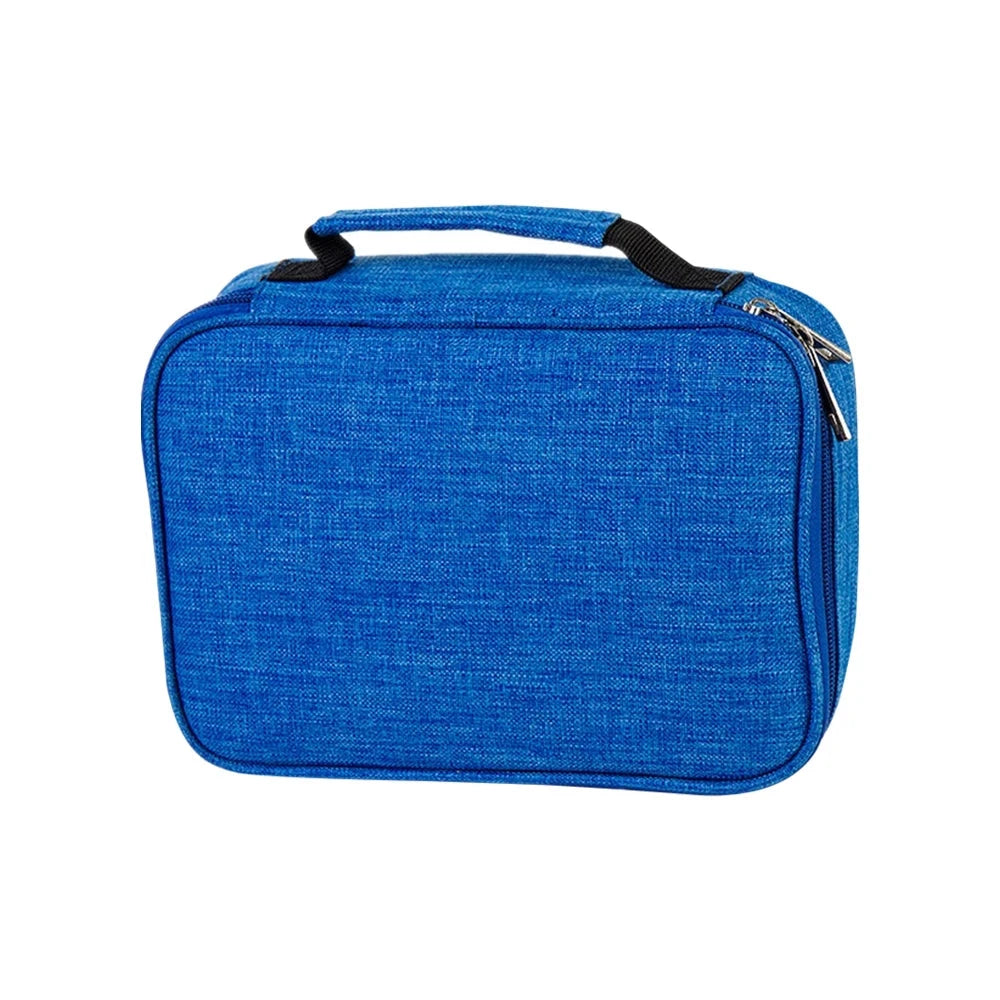72 Holes Canvas Pencil Case for School Students childrensterritory
