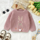 Toddler Girl Boy Casual Knitting Pullover for Easter