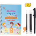 French Letter and Number Practice Copybook for Kids