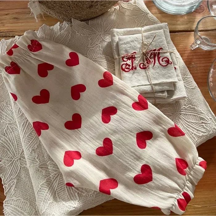 Printed Soft Cotton Girls Casual Pants childrensterritory