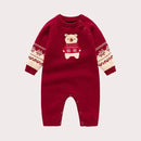 Baby Kids Cartoon Design Winter Bodysuit childrensterritory