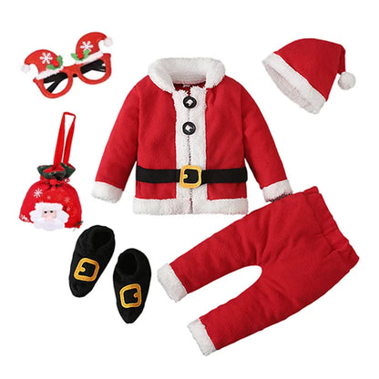 Santa Claus Cosplay Costume Set for Baby/Kids childrensterritory