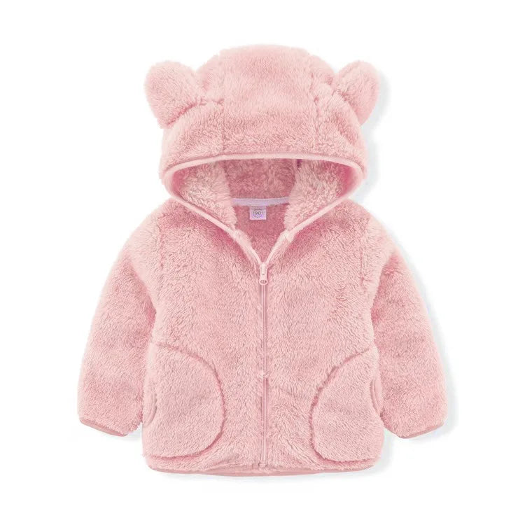 Toddler Boys Girls Warm Fleece Colorful Hoodies Jackets childrensterritory