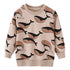 Long Sleeve Stars Cartoon Print Kid Boys Girls Sweatshirts childrensterritory