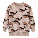 Long Sleeve Stars Cartoon Print Kid Boys Girls Sweatshirts childrensterritory